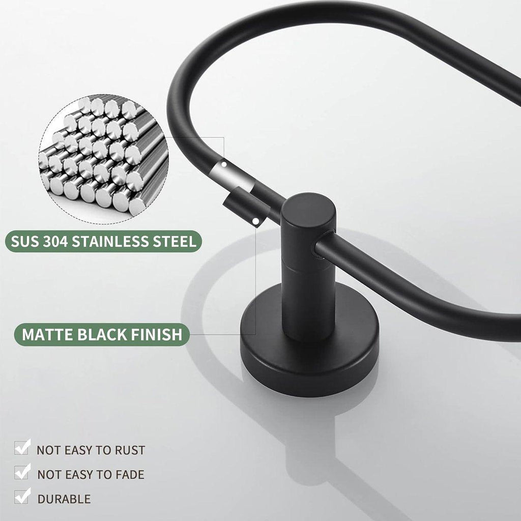 Towel Rings Two Colours Bath Organiser Set | StorageOZ