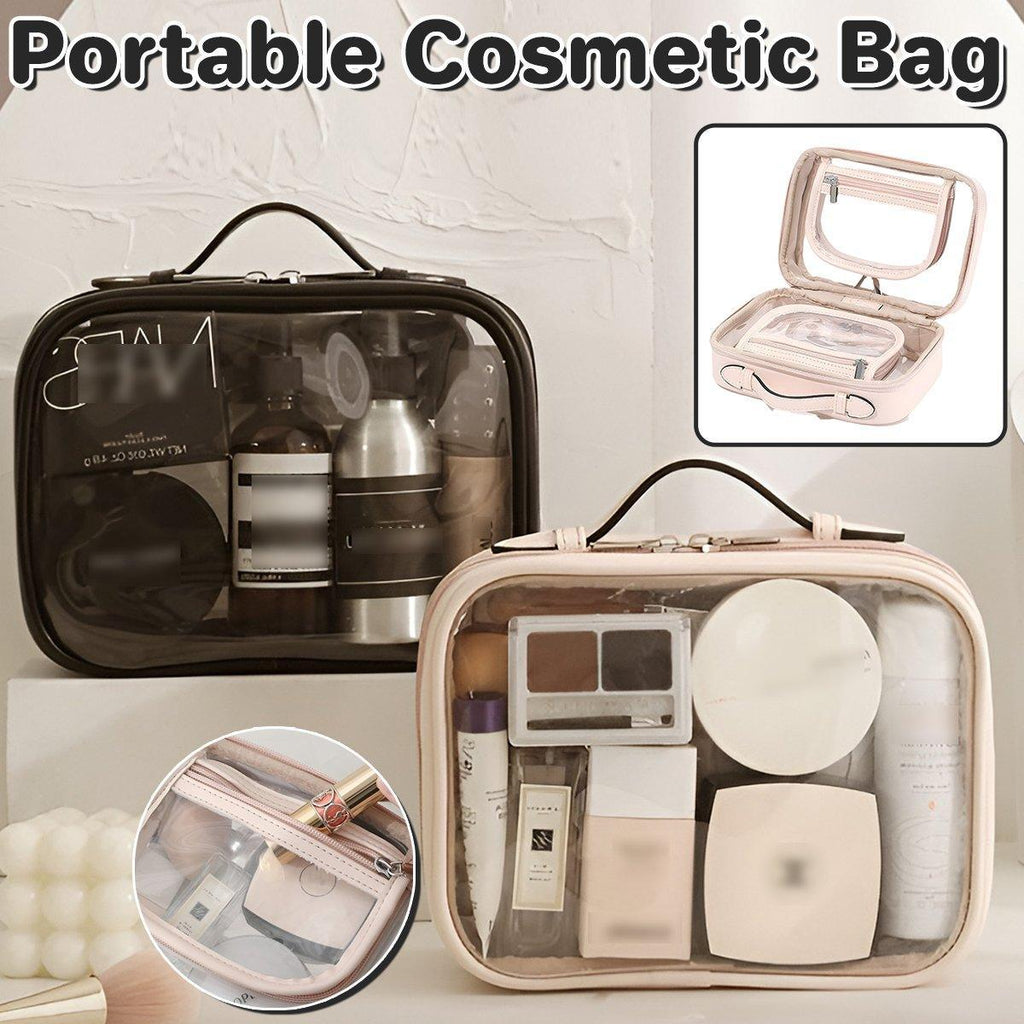 Clear Waterproof PVC Travel Makeup Bag Two Colours | StorageOZ