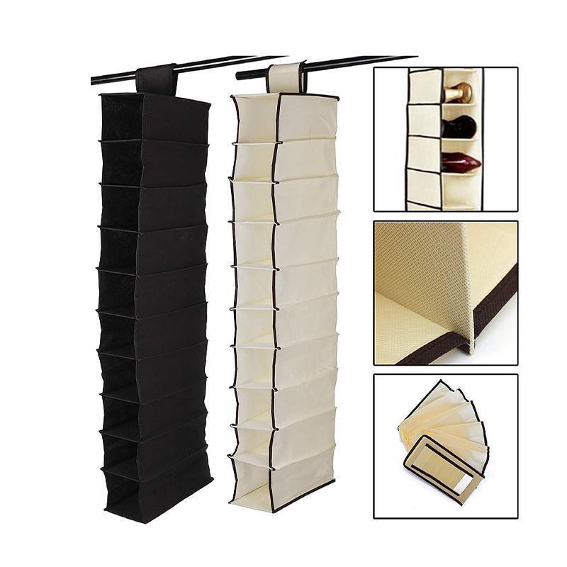 Hanging Wardrobe Storage Organiser Three Colours | StorageOZ