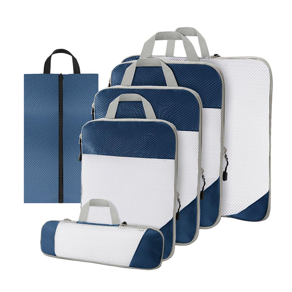 6 Pcs Mesh Travel Storage Bags Five Colours | StorageOZ