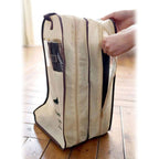 Home 4 Pcs Beige Boot Shoe Storage Bag Set | StorageOZ