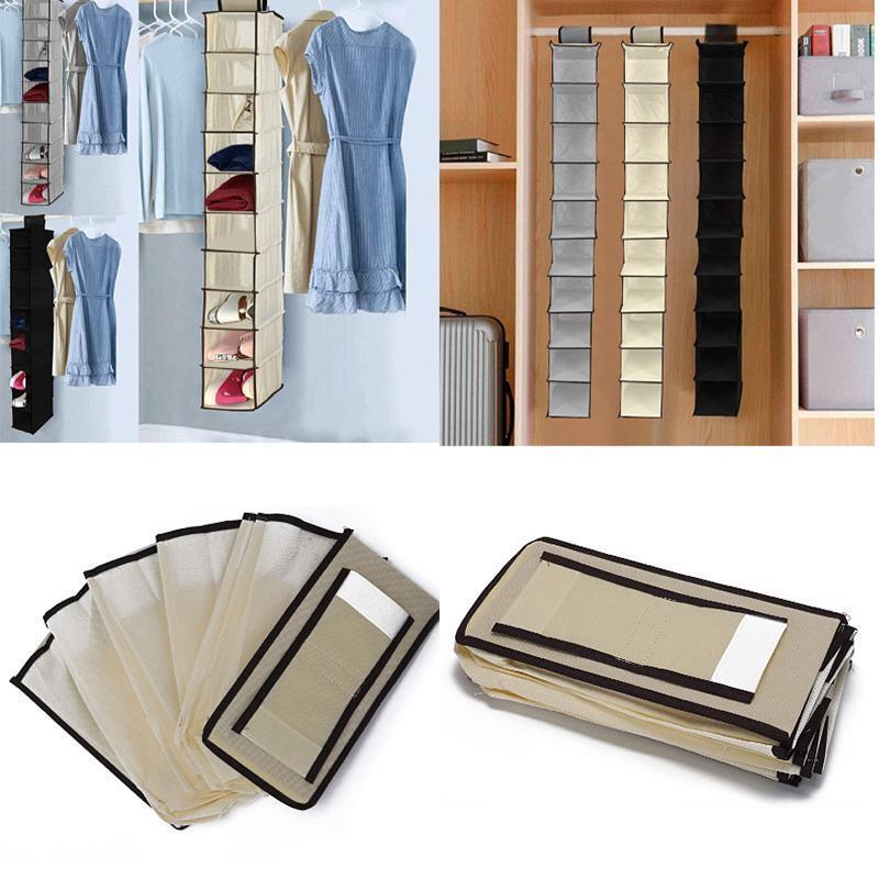 Hanging Wardrobe Storage Organiser Three Colours | StorageOZ