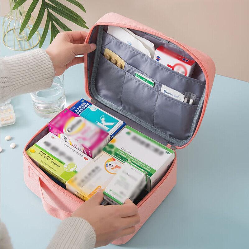 2 Pcs Medical Aid Kit with Large and Small Bags | StorageOZ