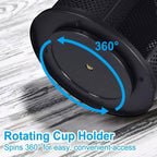 4 Compartment Rotating Cup Holder Three Colours | StorageOZ
