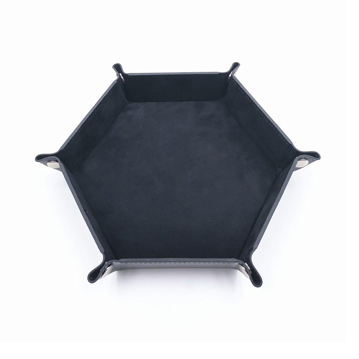 Hexagonal Velvet Folding Tray Six Colours | StorageOZ