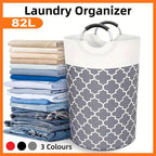 82L Foldable Laundry Basket Three Colours | StorageOZ
