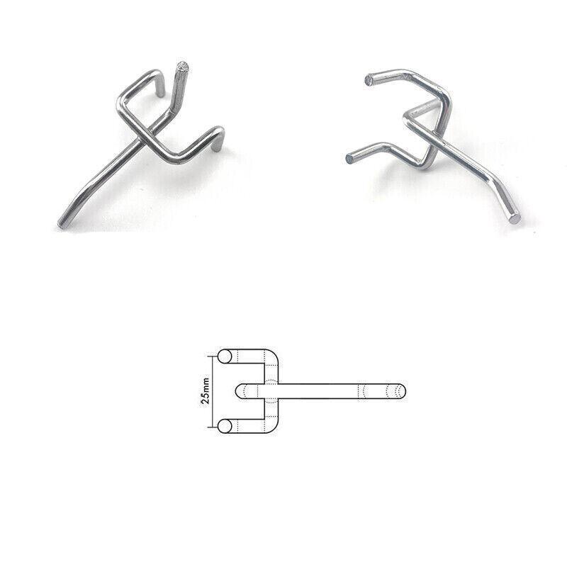 50 Pcs Steel Pegboard Hooks Four Lengths | StorageOZ
