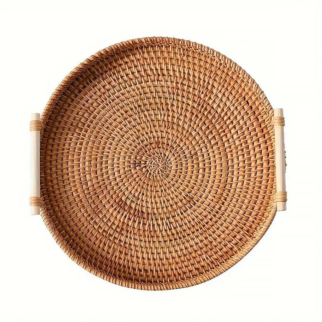 Rattan Serving Basket in Three Diameters | StorageOZ