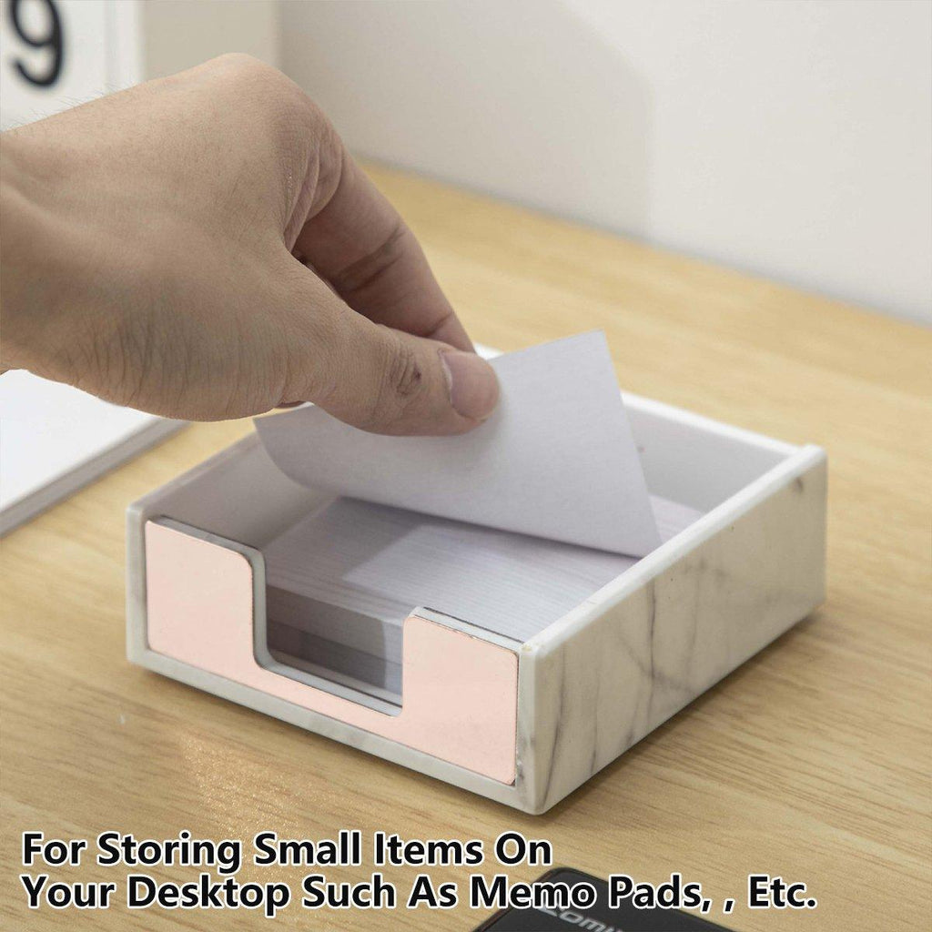 Sticky Note Desktop Box in Six Finishes Set | StorageOZ