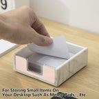 Sticky Note Desktop Box in Six Finishes Set | StorageOZ