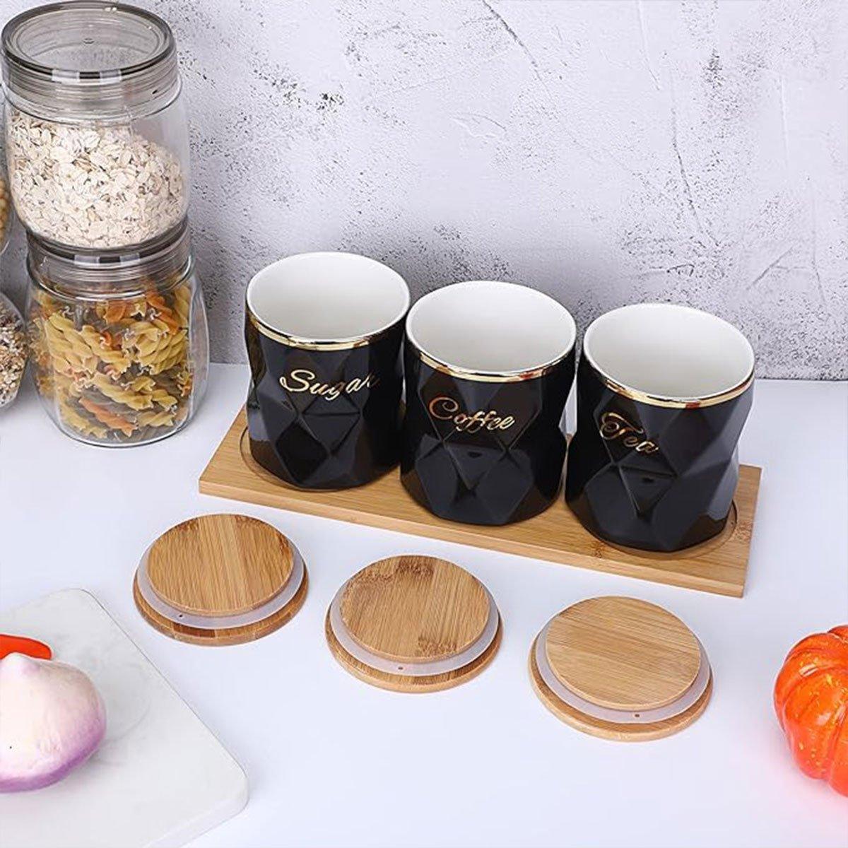 Canister Sets Two Colours Kitchen Organiser | StorageOZ