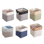 Foldable Linen Laundry Basket Six Colour Pairs | StorageOZ