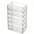 6 Pcs Clear Fridge Storage Boxes Set Set | StorageOZ