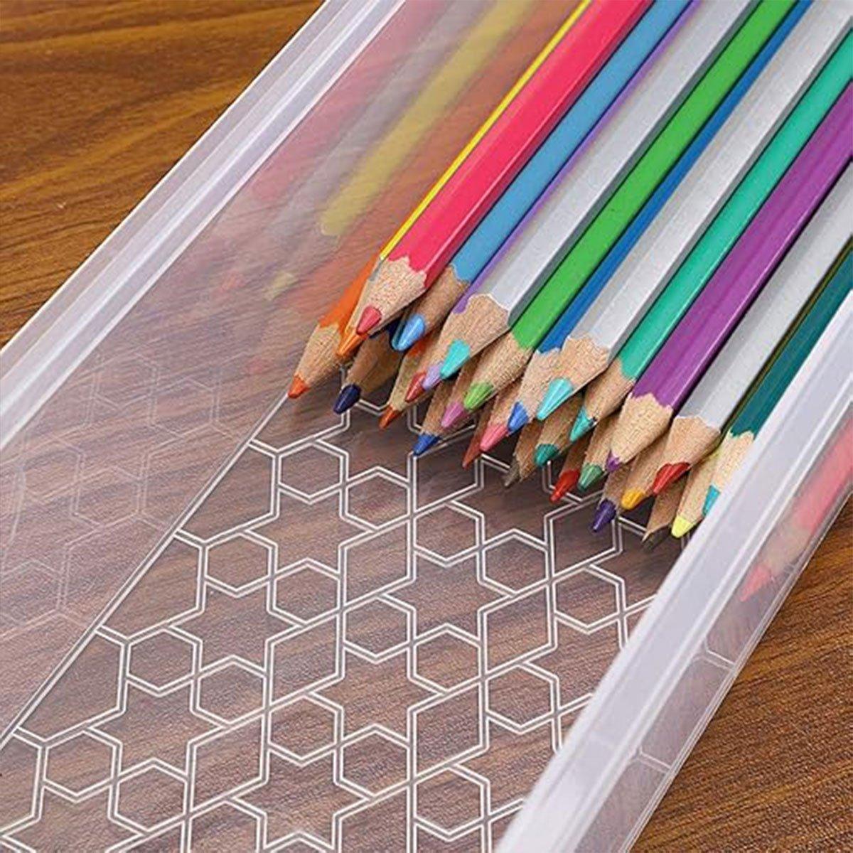 3 Pcs Clear Desktop Storage Boxes Six Colours | StorageOZ
