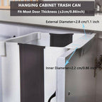 Foldable Cabinet Door Trash Bin Organiser | StorageOZ