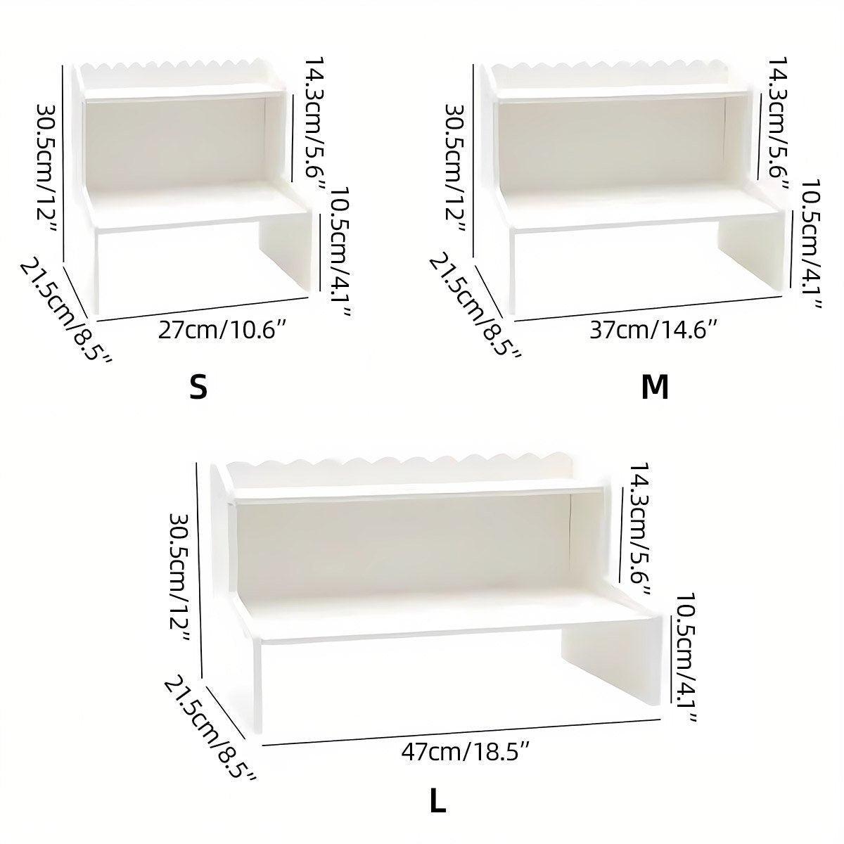 Two Layer Desktop Storage Rack Three Sizes | StorageOZ