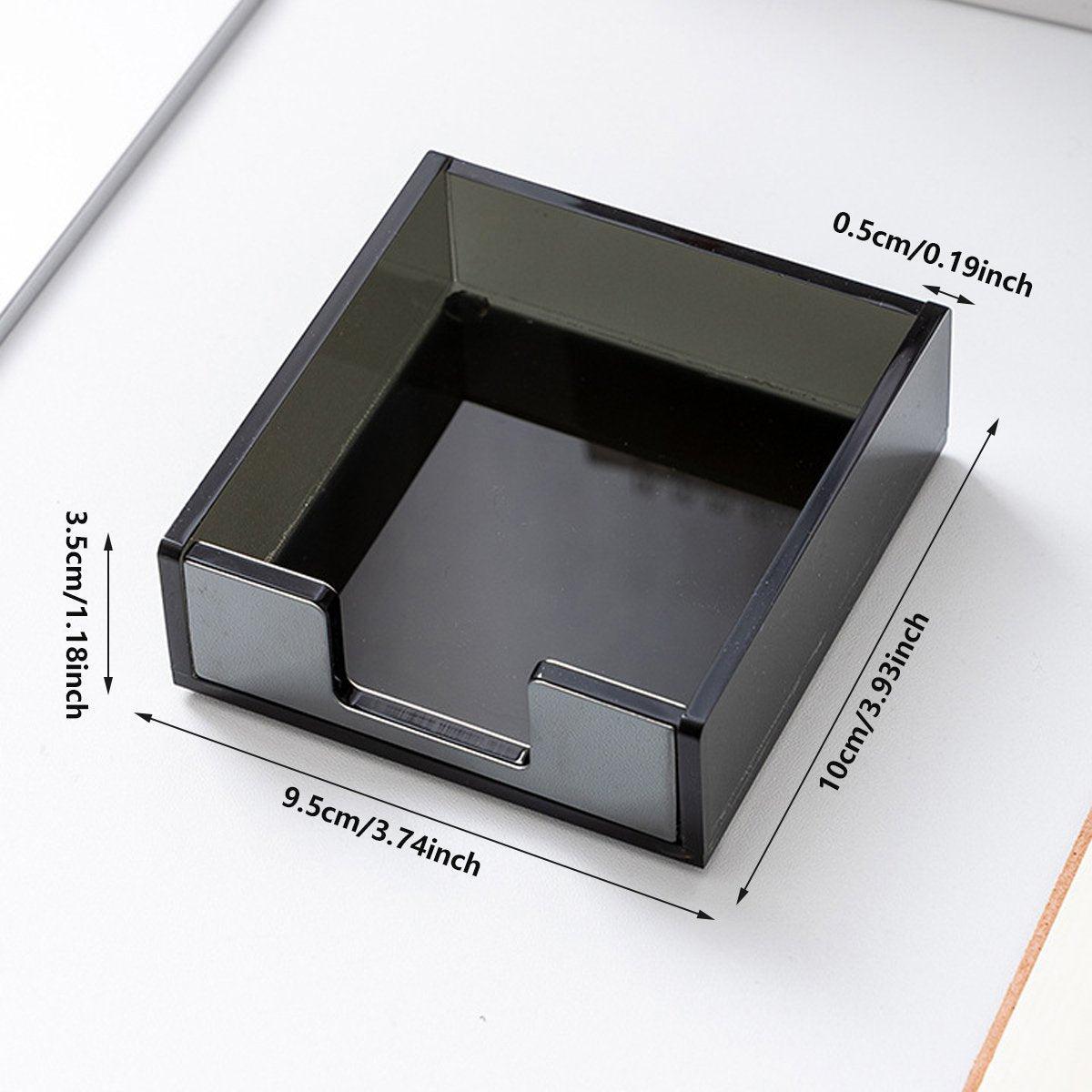 Sticky Note Desktop Box in Six Finishes Set | StorageOZ
