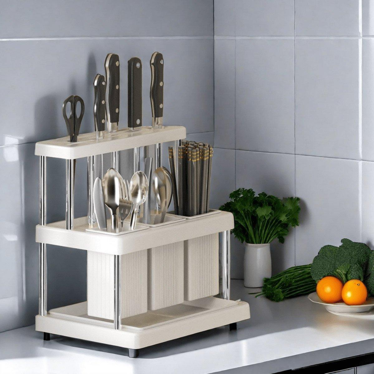 Cutlery Holders Two Colours Kitchen Organiser | StorageOZ