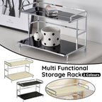 Two Tier Iron Cup Storage Rack Two Colours | StorageOZ