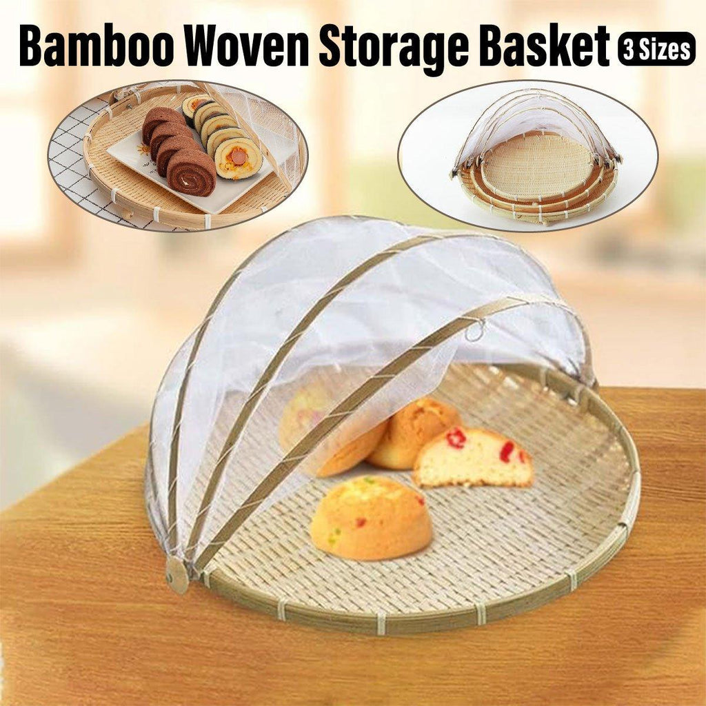 Bamboo Mesh Storage Basket in Three Sizes | StorageOZ