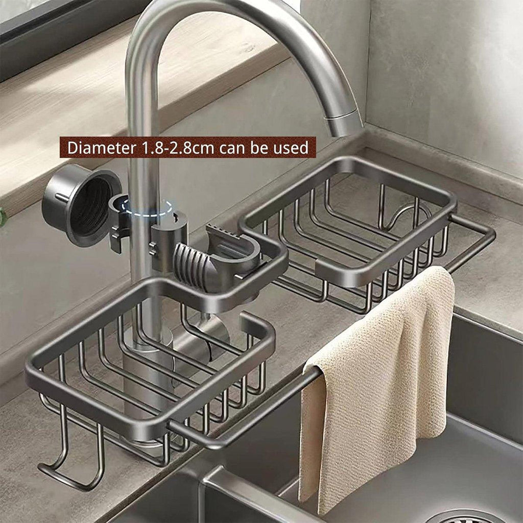 Aluminium Faucet Shelf Three Colours Set | StorageOZ