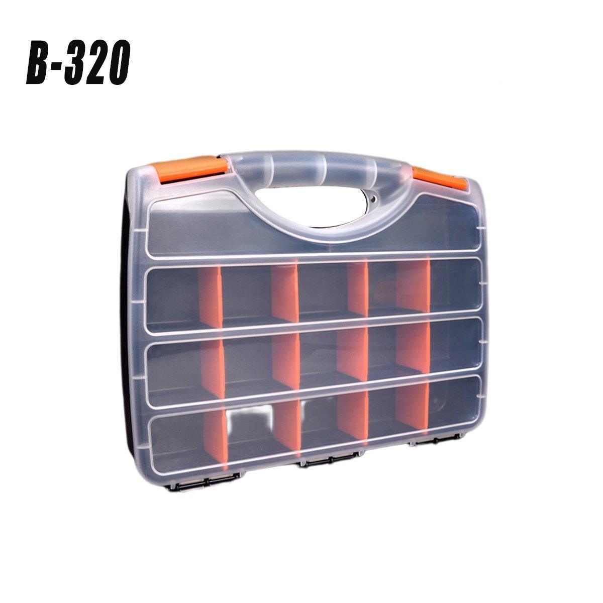 Compartment Plastic Parts Box in Six Sizes | StorageOZ