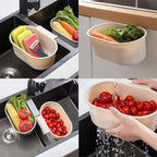 4 Pcs Sink Hanging Drain Baskets Two Colours | StorageOZ