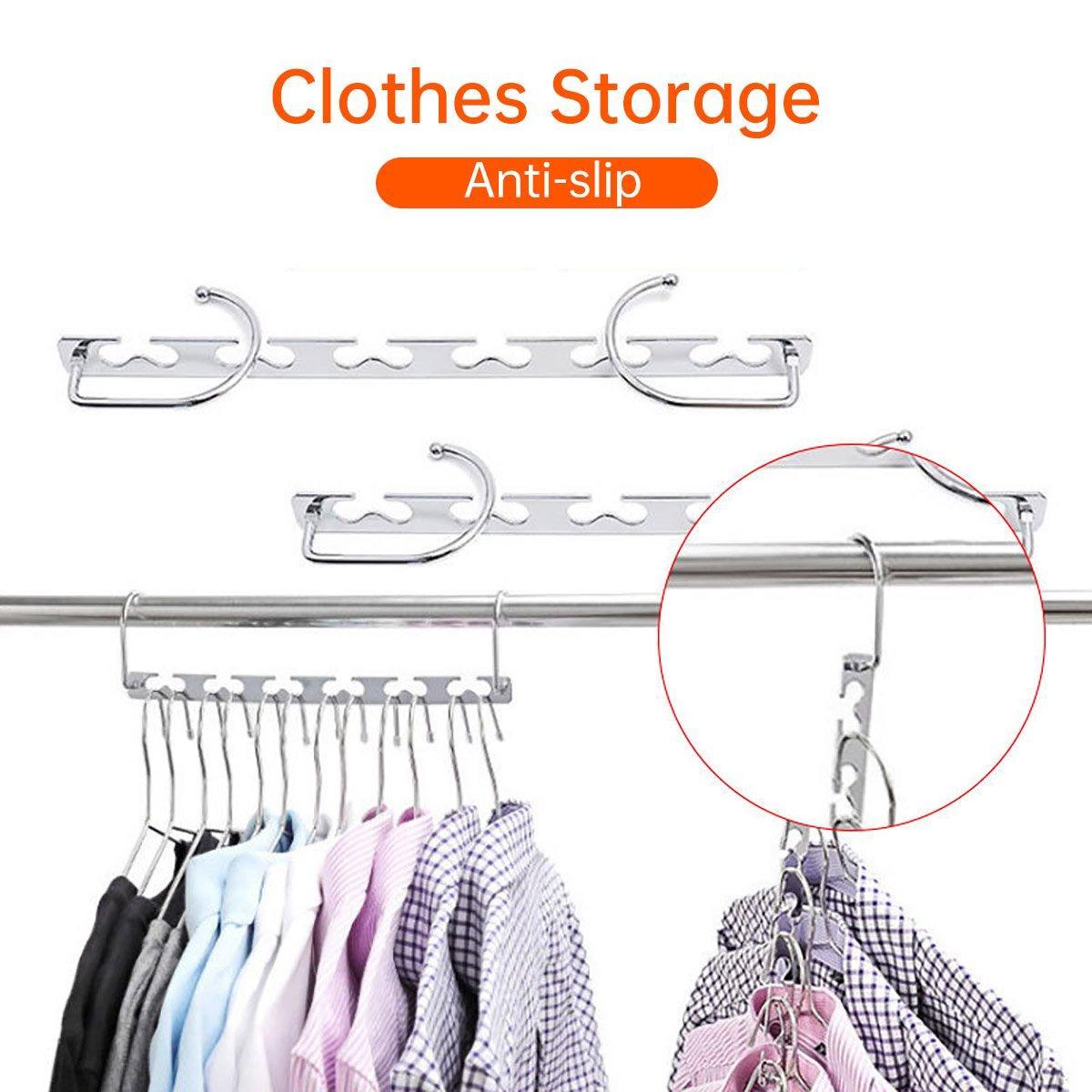 Metal Swivel Space Saving Hangers Four Packs | StorageOZ