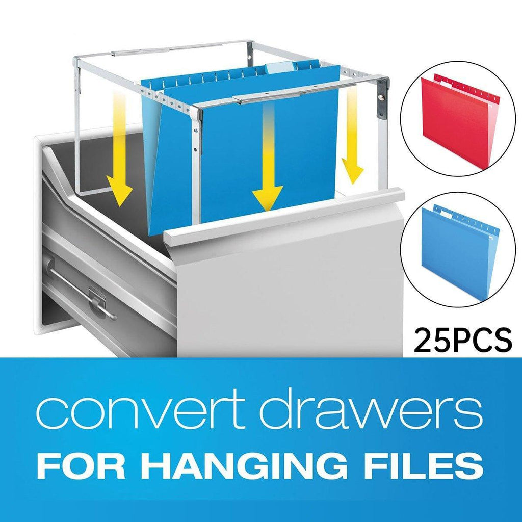 Hanging Folders Two Colours Desk Organiser | StorageOZ