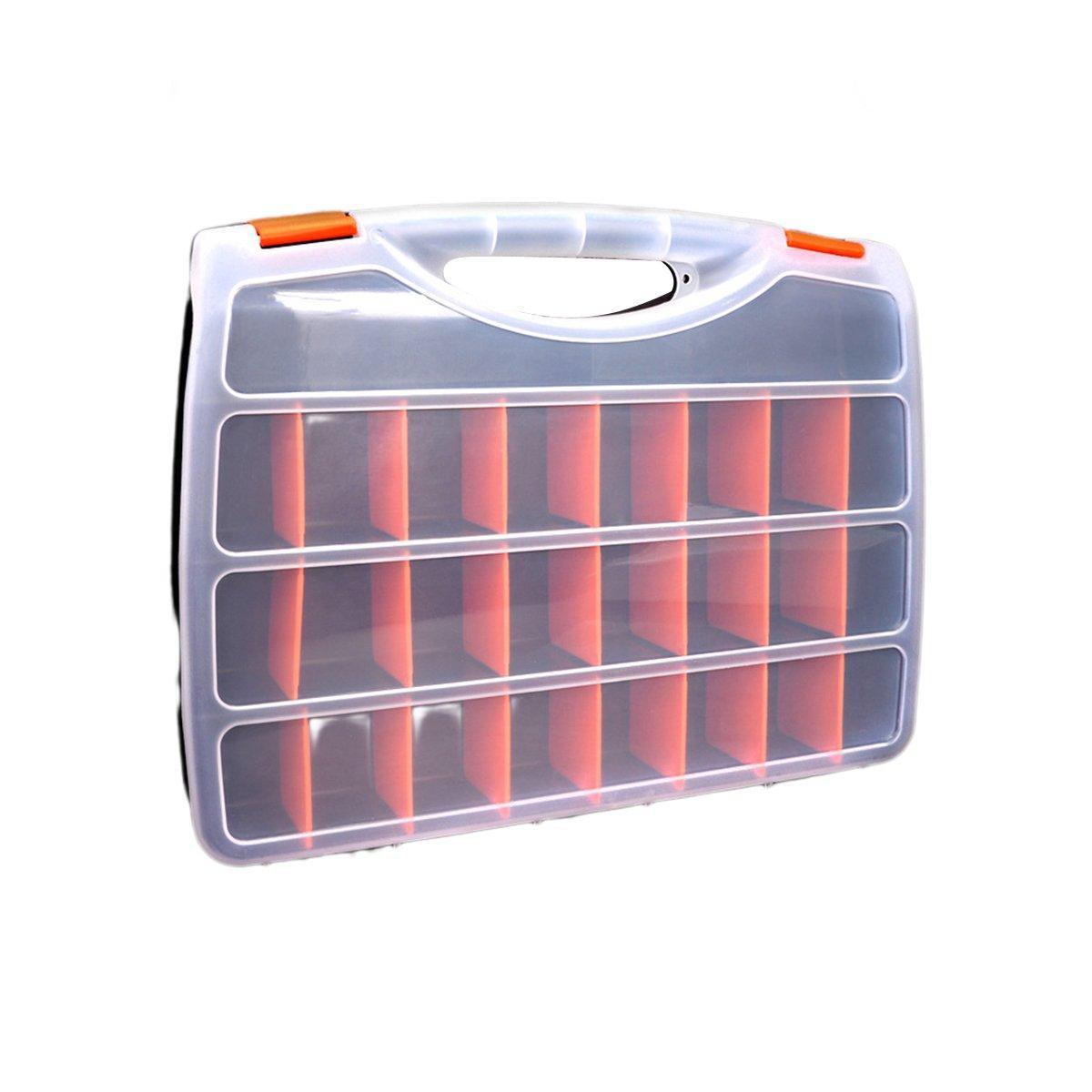 Compartment Plastic Parts Box in Six Sizes | StorageOZ