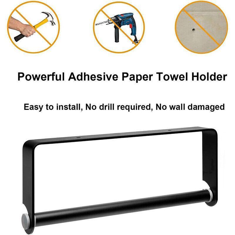 304 Steel Wall Paper Roll Holder Two Colours | StorageOZ