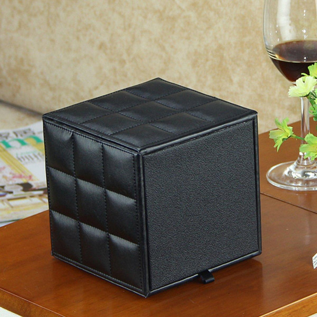 Square PU Leather Tissue Box Cover Holder | StorageOZ