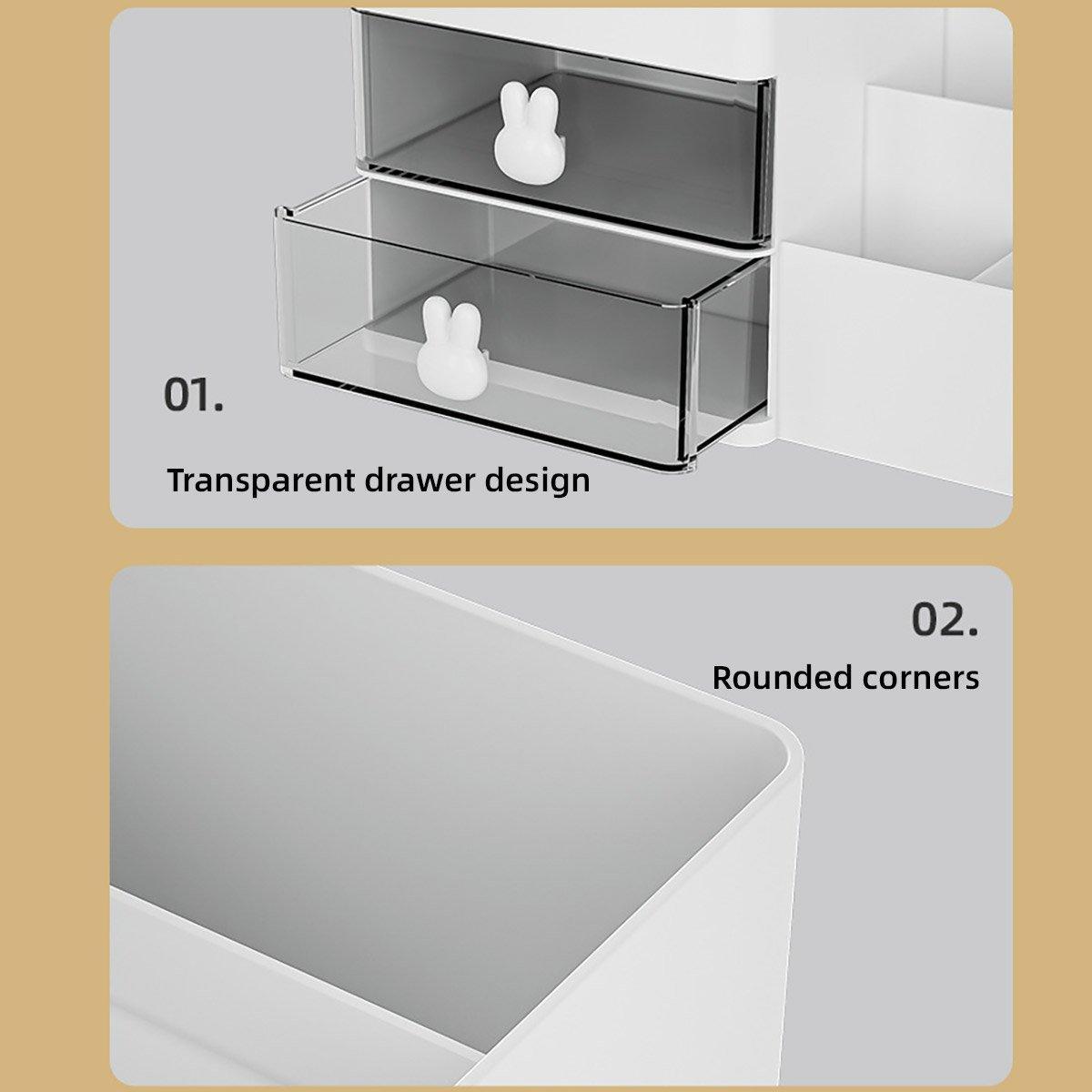 Cartoon Rabbit Drawer Storage Box Two Colours | StorageOZ