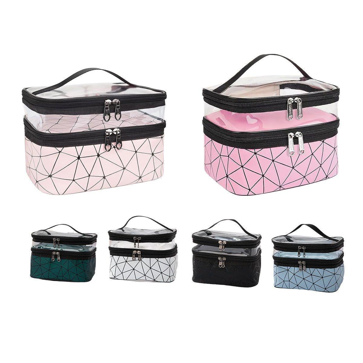 Double Layer Travel Makeup Bag Six Colours | StorageOZ