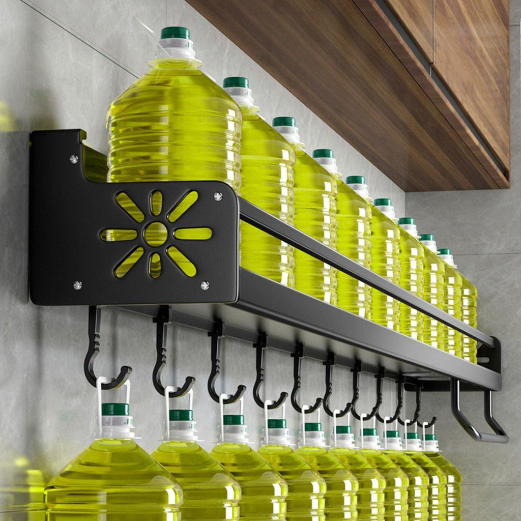 Punch Free Kitchen Wall Storage Rack Two Colours | StorageOZ