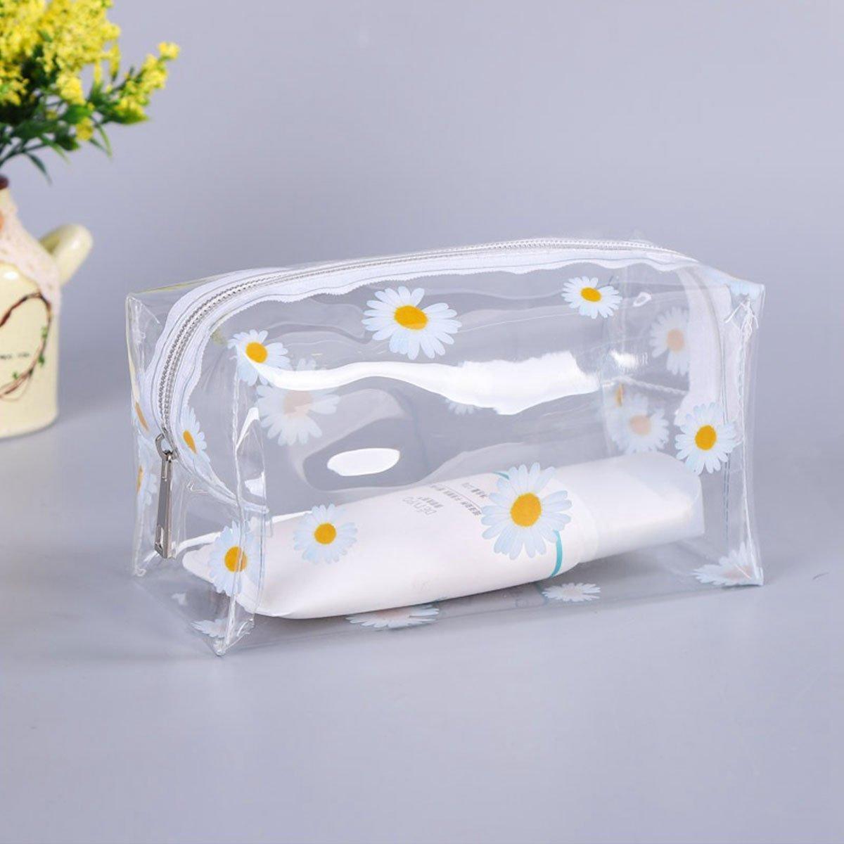 2 Pcs Clear PVC Travel Makeup Storage Bags | StorageOZ