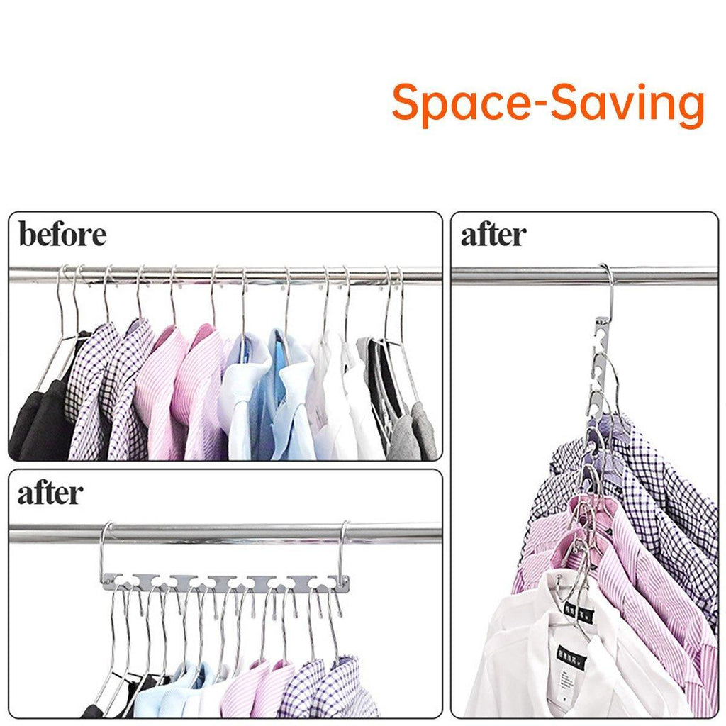 Metal Swivel Space Saving Hangers Four Packs | StorageOZ