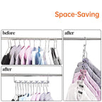 Metal Swivel Space Saving Hangers Four Packs | StorageOZ