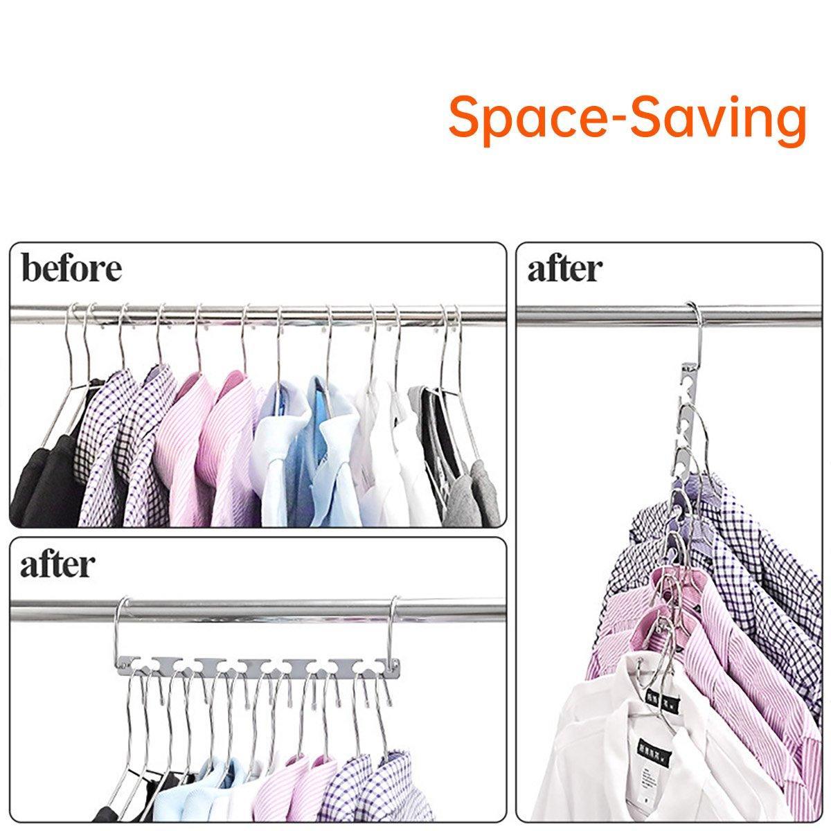Metal Swivel Space Saving Hangers Four Packs | StorageOZ