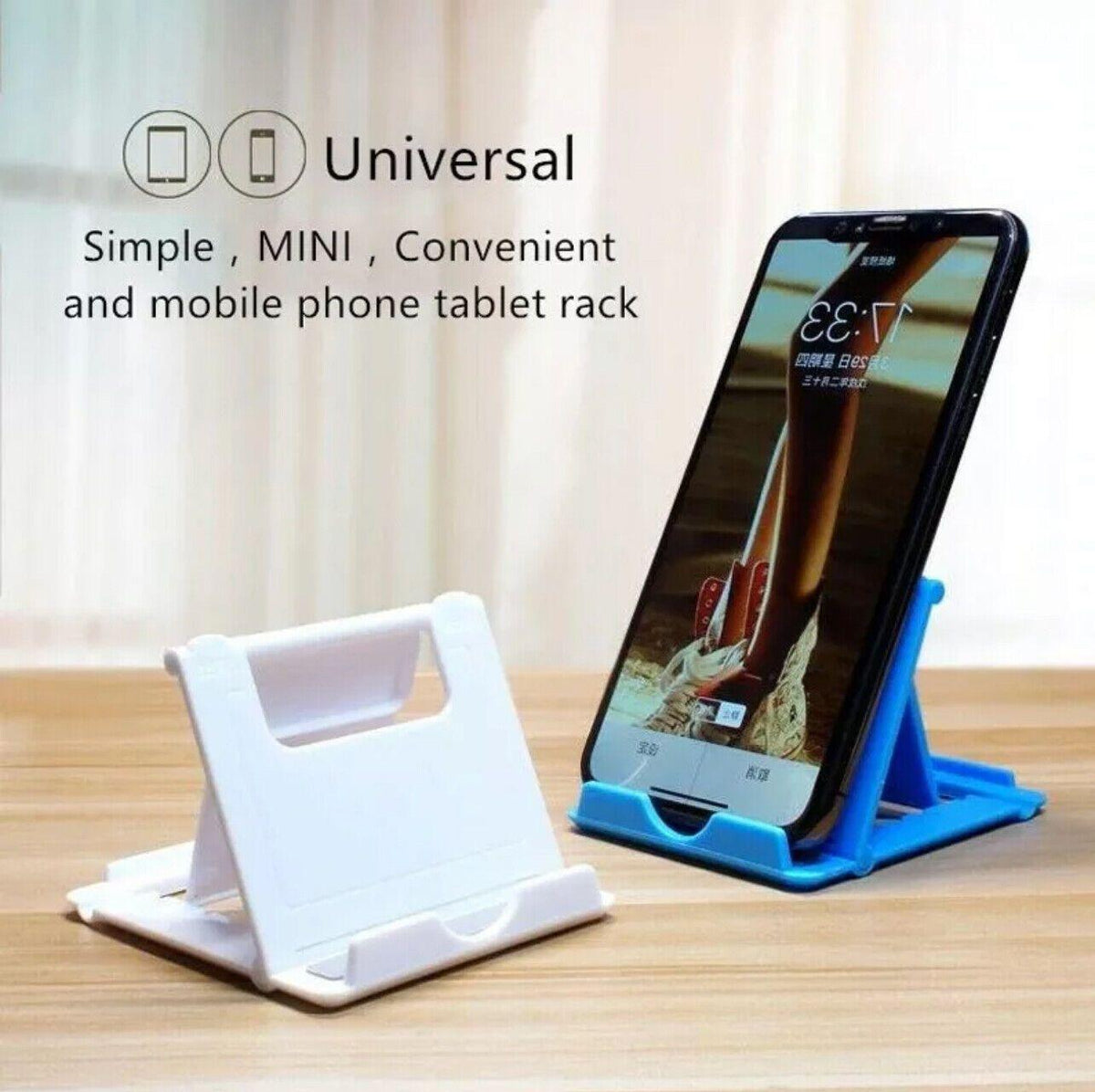 Foldable Phone Tablet Desk Stand Holder Set | StorageOZ
