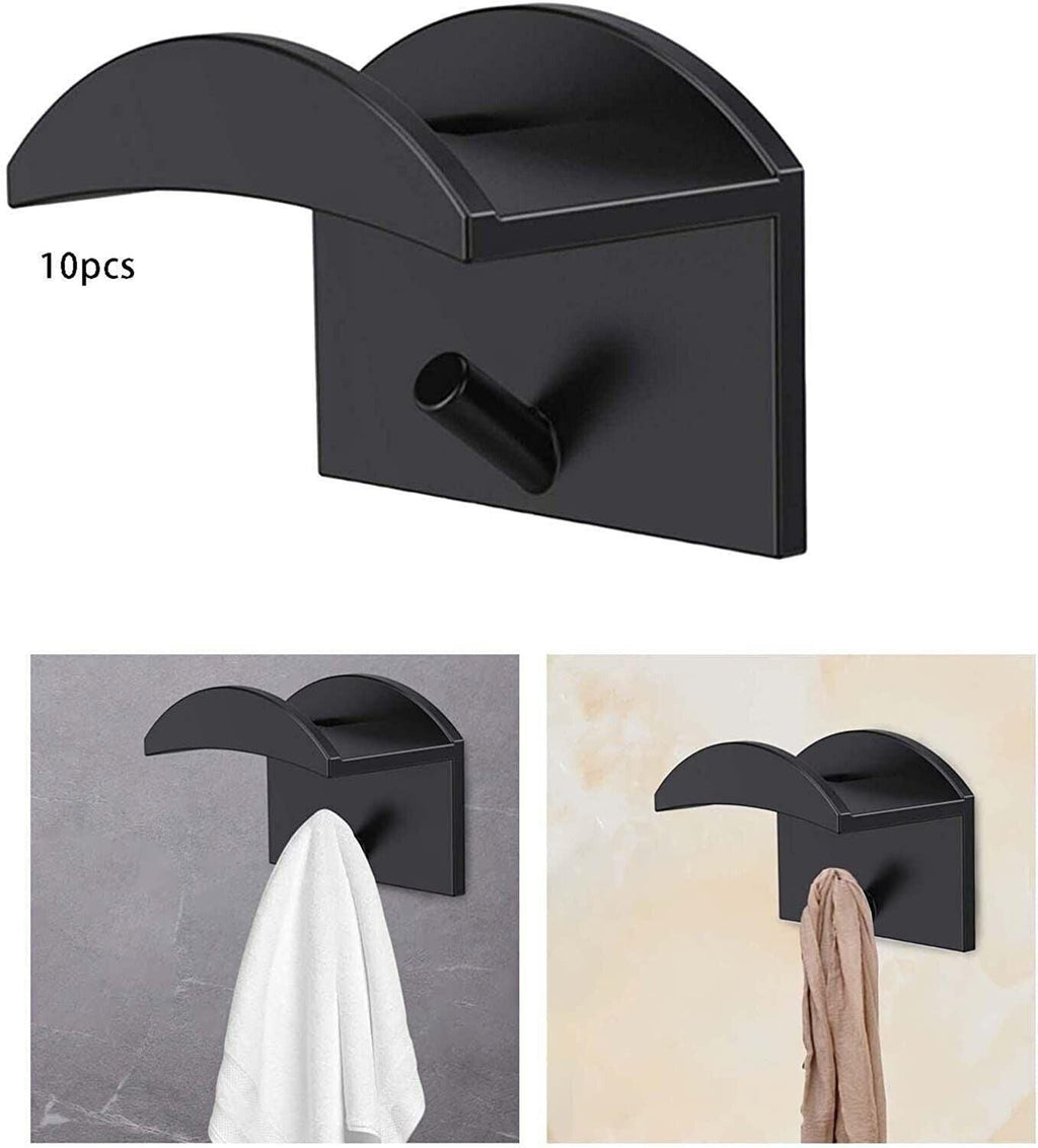 10 Pcs Adhesive Hat Hooks Wall Organiser | StorageOZ