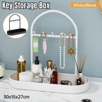 Entryway Key Hanger Rack in Black or White | StorageOZ