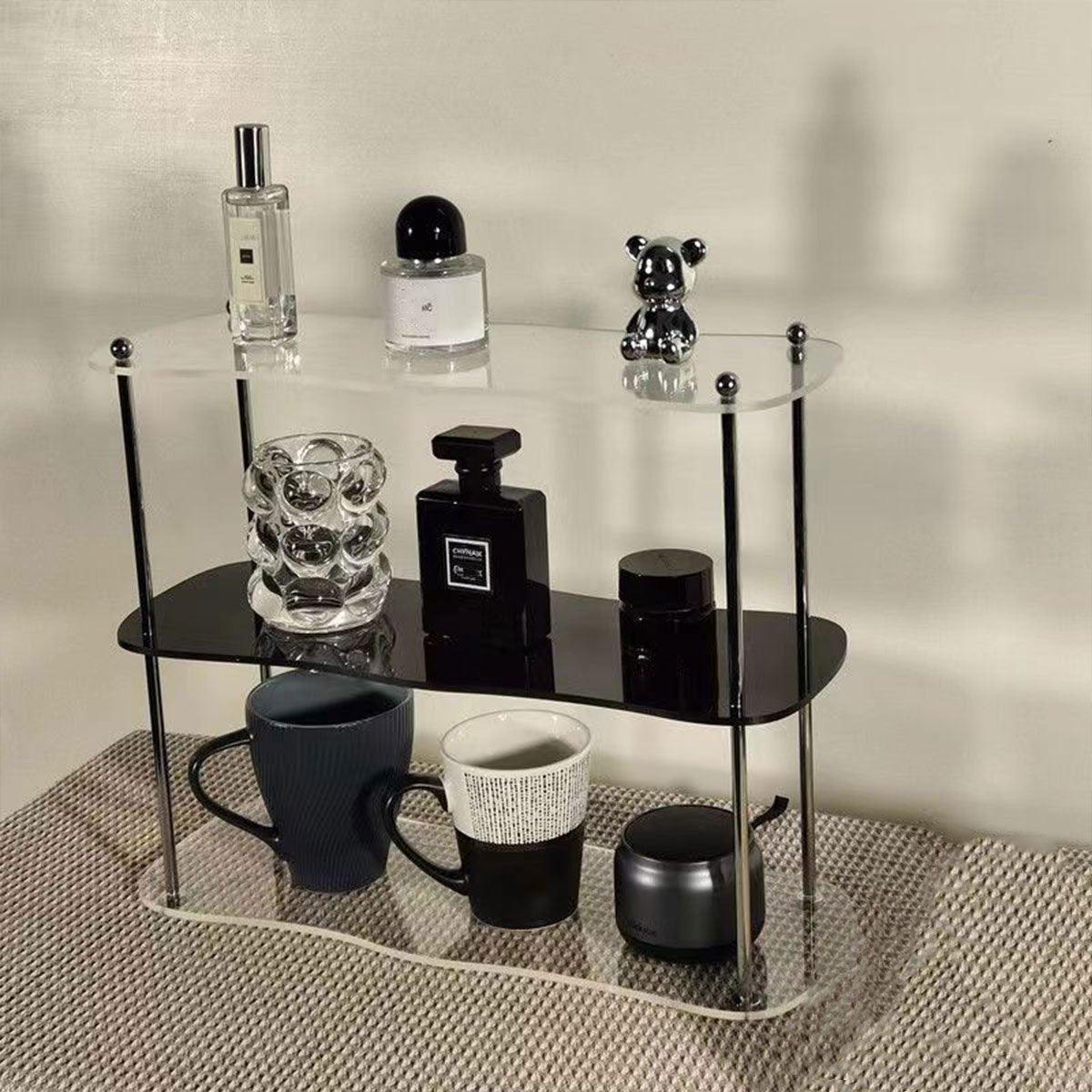 Two Tier Acrylic Display Stand Three Styles | StorageOZ