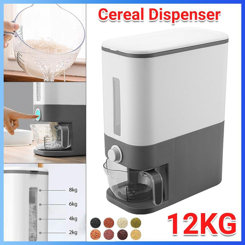 12Kg Grain Dispenser Kitchen Storage Organiser | StorageOZ