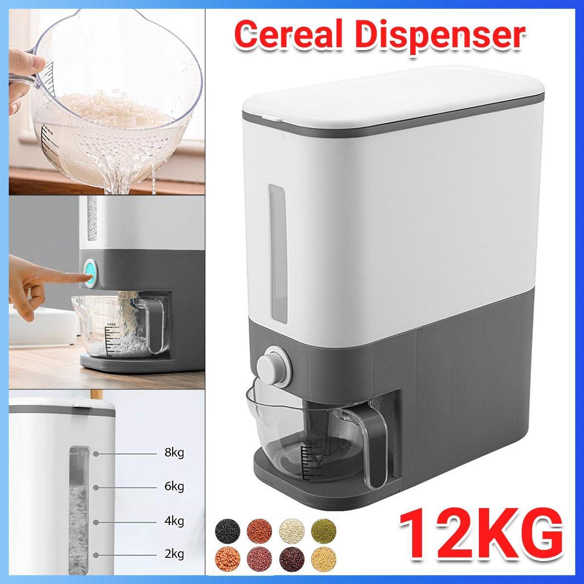 12Kg Grain Dispenser Kitchen Storage Organiser | StorageOZ