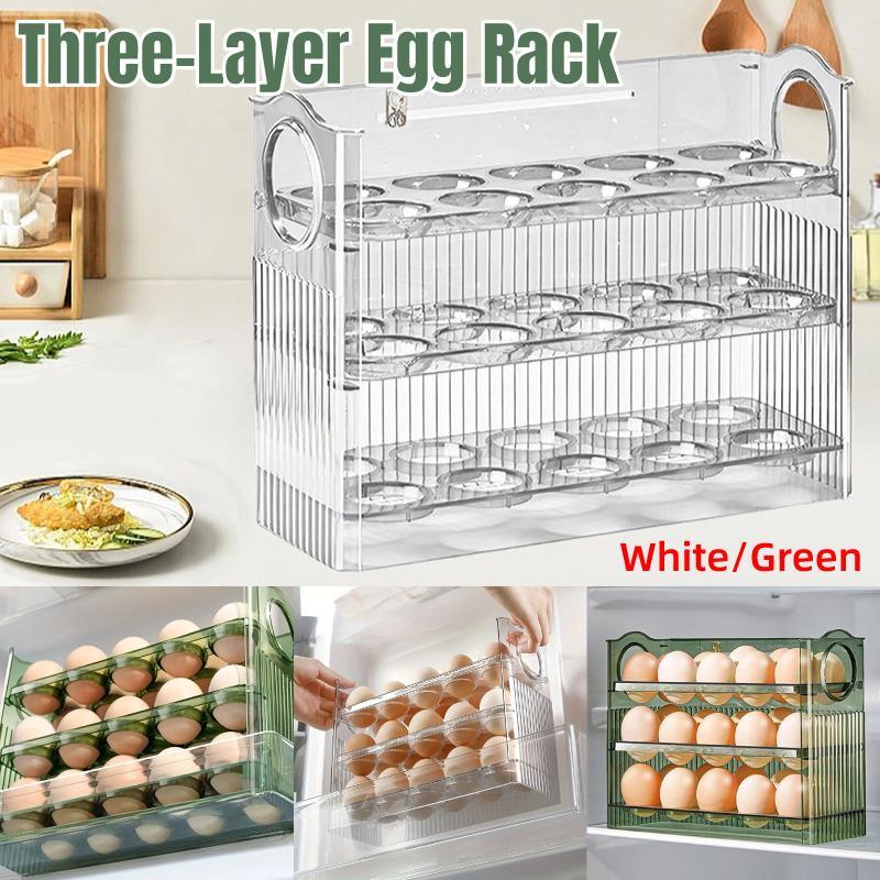 Egg Storage Boxes Two Colours Organiser Set | StorageOZ
