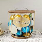 Iron Wood Coffee Capsule Basket Two Colours | StorageOZ