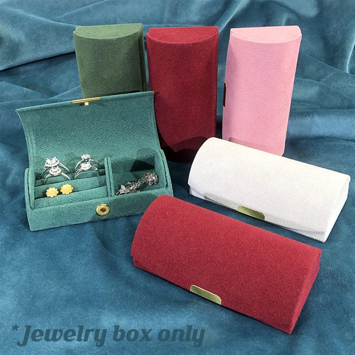 Flannel Travel Jewellery Case Six Colours | StorageOZ