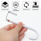 10 Pcs Over Door Hanger Hooks Two Colours | StorageOZ