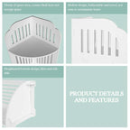 3 Tier Bathroom Corner Storage Shelf Rack | StorageOZ